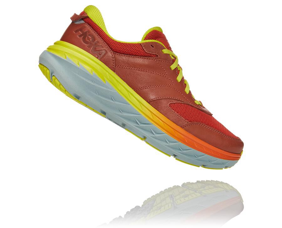 Hoka Australia One One Bondi L - Mens Running Shoes Red - GSVZY-1723